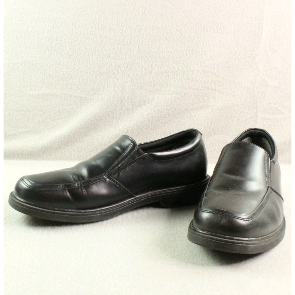 Nunn‎ Bush 9.5M Black Slip Resistant Leather Loafers Work Dress Shoes Comfort